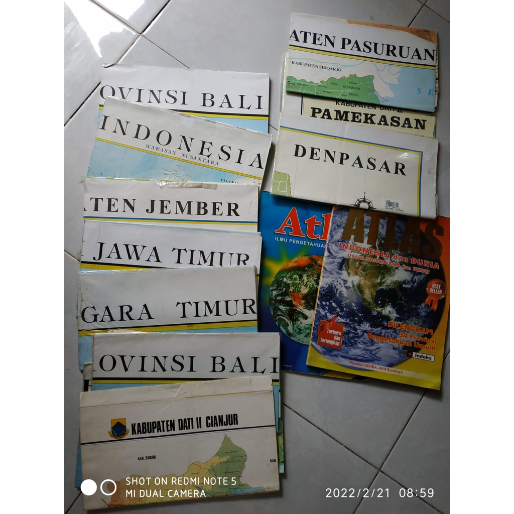 

Peta Indonesia dan Buku Atlas