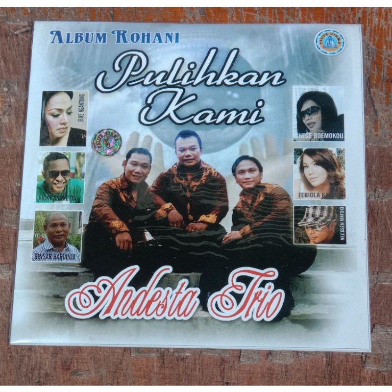 Kaset Vcd Original lagu Album rohani  Andesta trio
