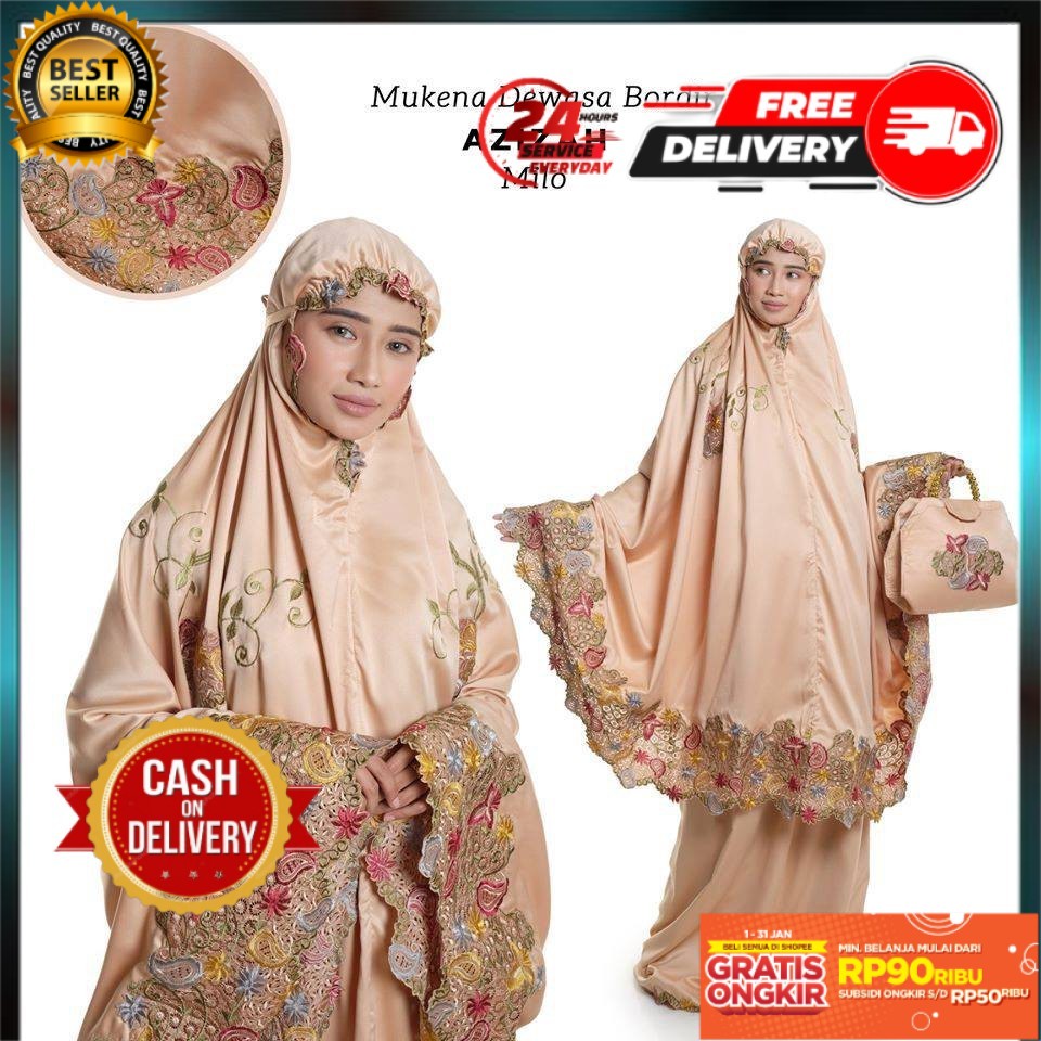 MUKENA DEWASA BORDIR AZIZAH