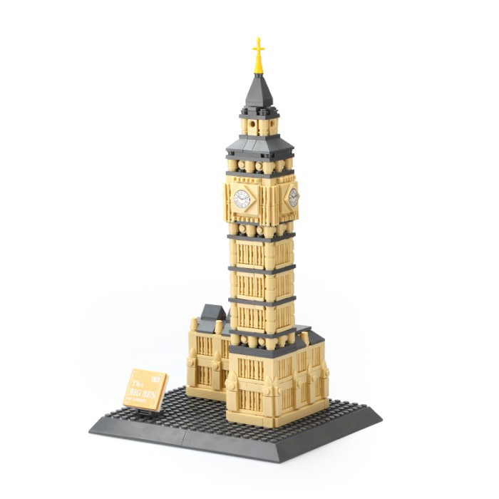 ELIZABETH TOWER ENGLAND 891PCS MAINAN ANAK NO LEPIN BRICKS BRICK BLOCK ARCHITECTURE EDUKASI