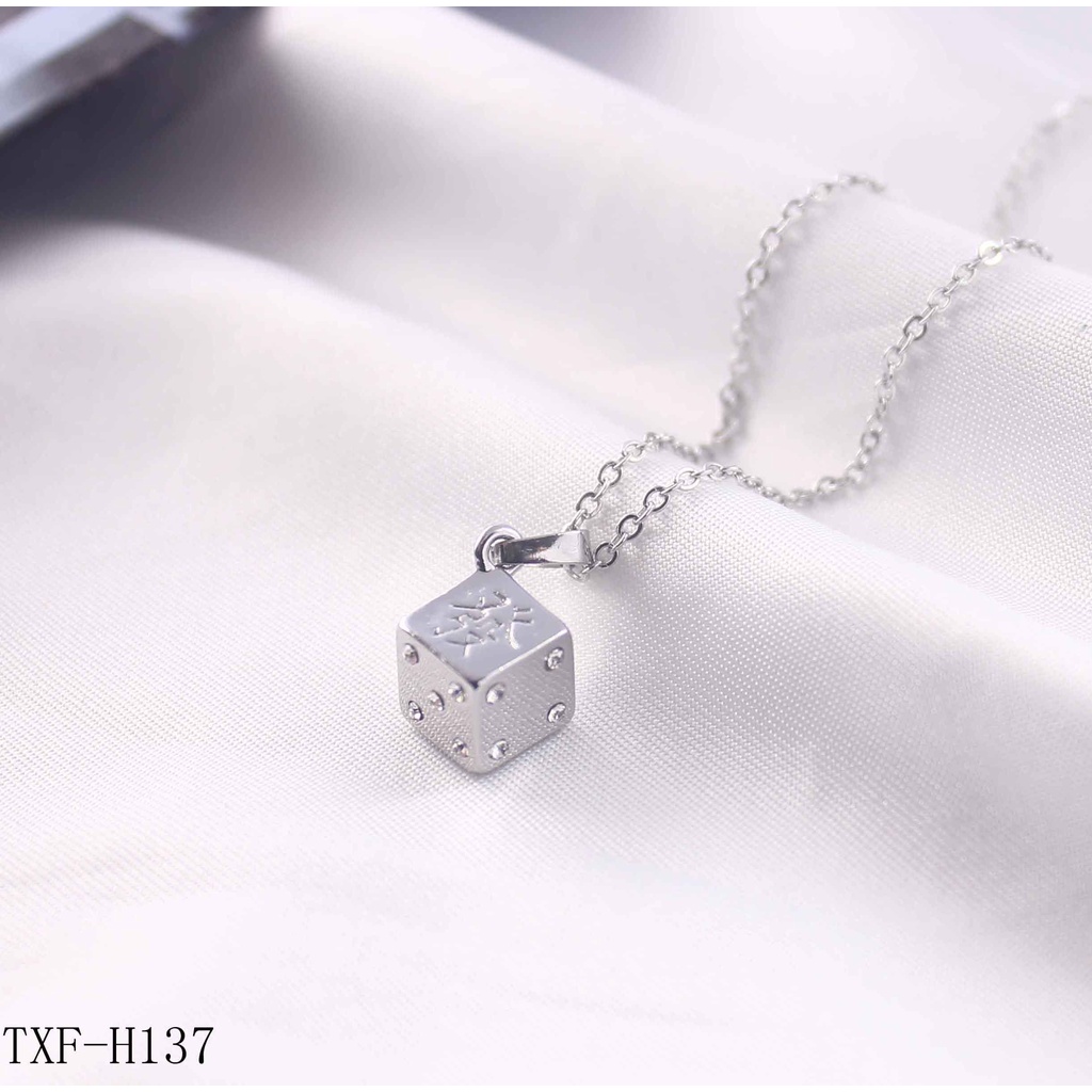 Kalung Titanium Permata Perhiasan H137