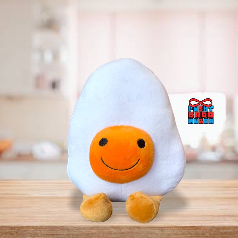 Boneka Telur Lucu / Cute Egg / Sunny Side Egg