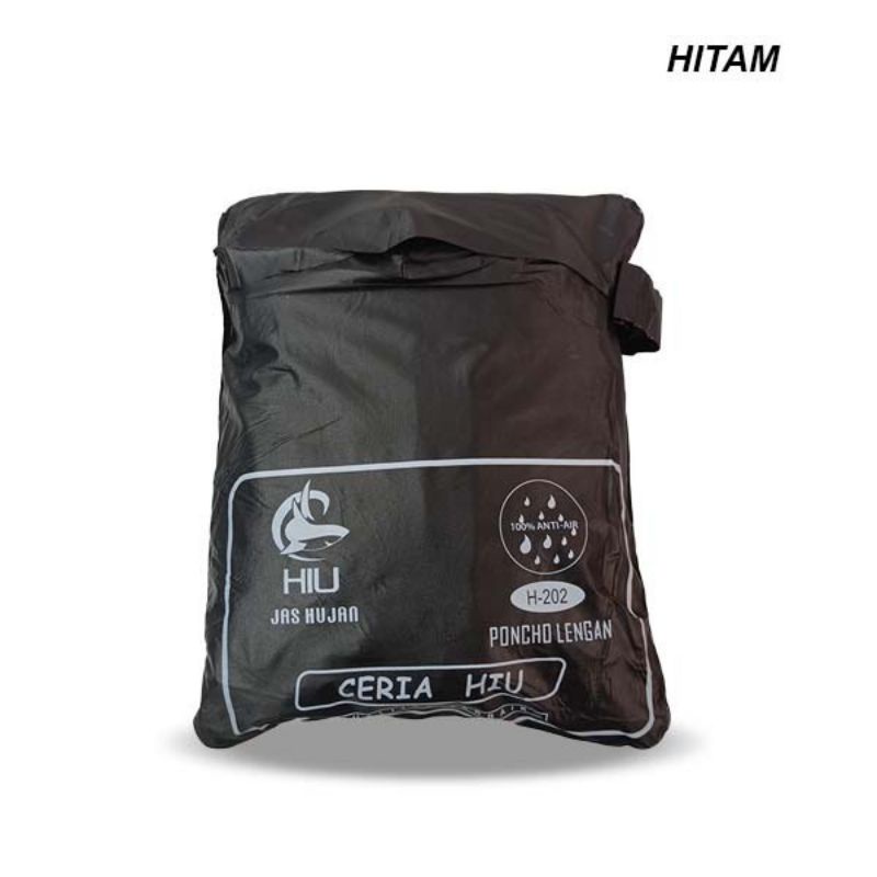 Jas Hujan Elmondo Poncho Lengan Ceria/Hiu/Mini gajah