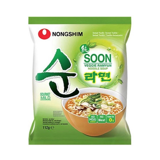 NONGSHIM SOON VEGGIE VEGE RAMYUN MIE INSTAN KOREA VEGETARIAN 120 GR