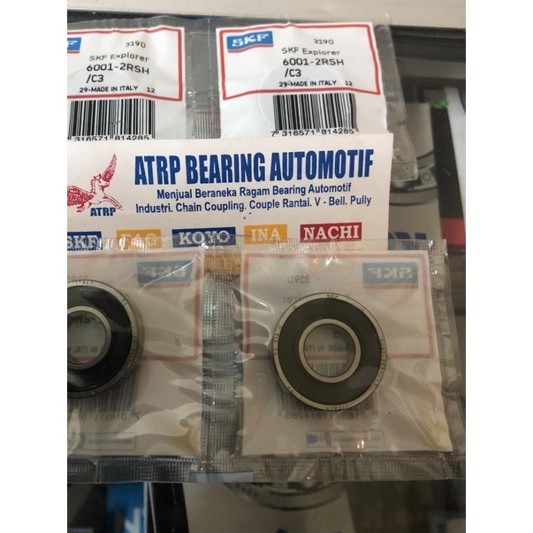 ❀ BALL BEARING 6001 2RSH/C3 SKF ➭
