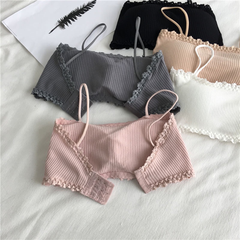 MOO B653 BRA CROP SEXY KEMBEN RENDA MODEL BUSA TALI CROP TOP Bralette Tali COD