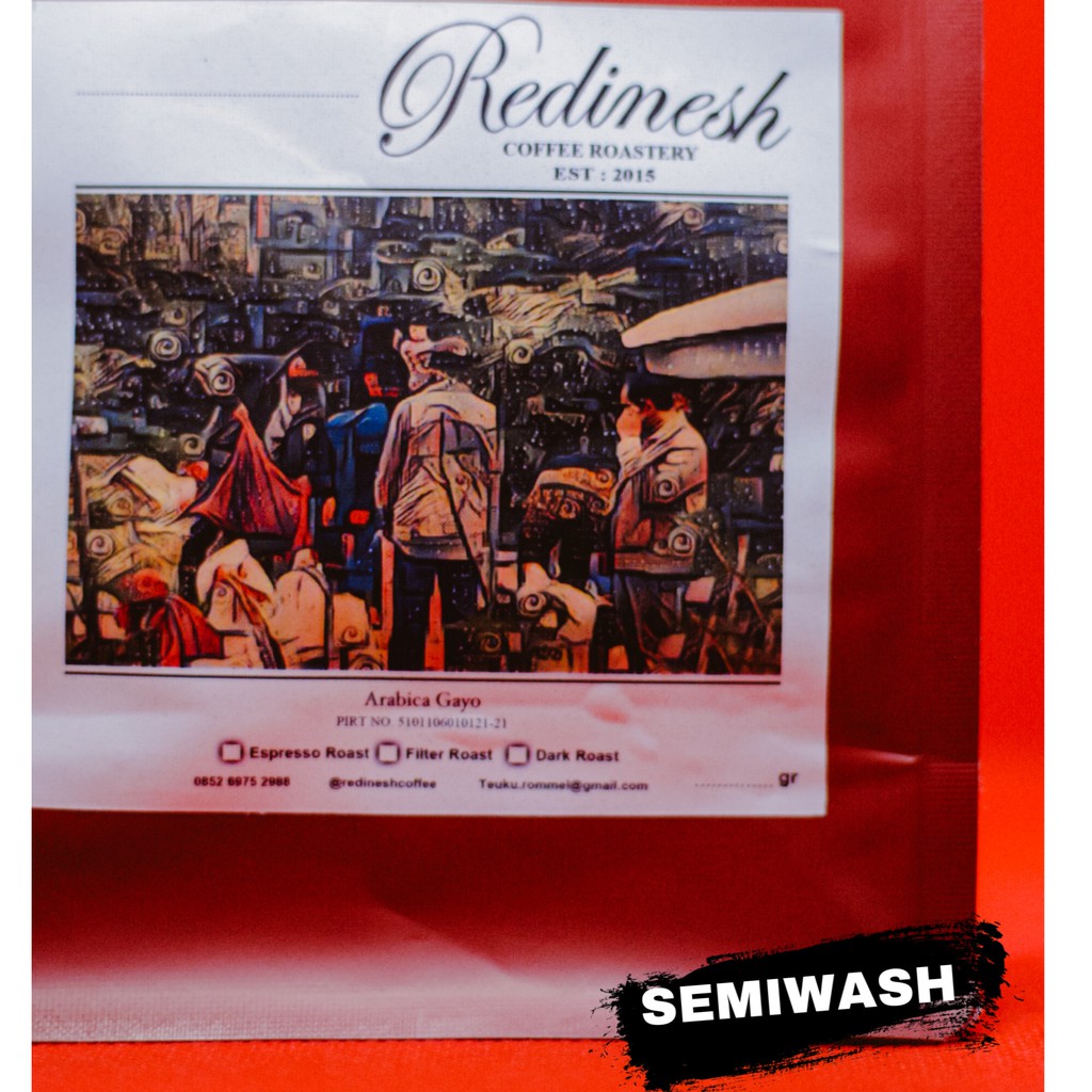 

Kopi Gayo Semi Wash 1000g Medium Roast from Redinesh Coffee Roastery