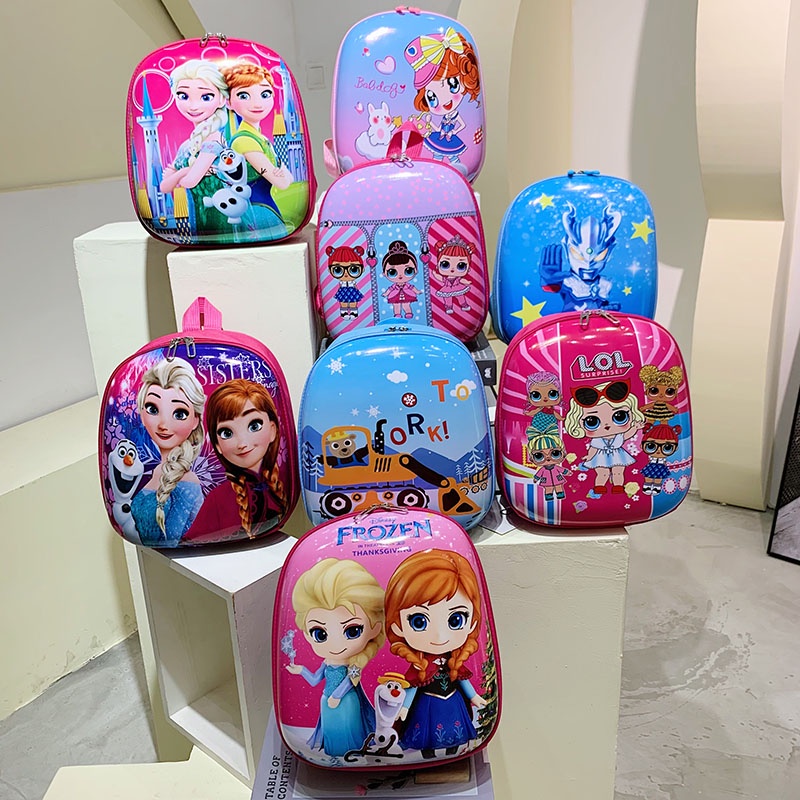 Serenity Tas Ransel Anak / Tas Anak lucu / Tas Karakter / Tas Motif Elsa / LOL / Ultraman - 469