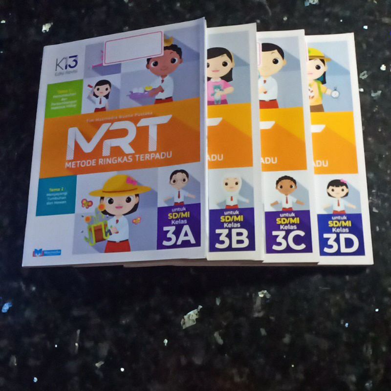 Buku (MRT) Metode Ringkas Terpadu, Kelas Sd 3A,3B,3C,3D, Penerbit Masmedia, Tim Masmedia Buana Pusta