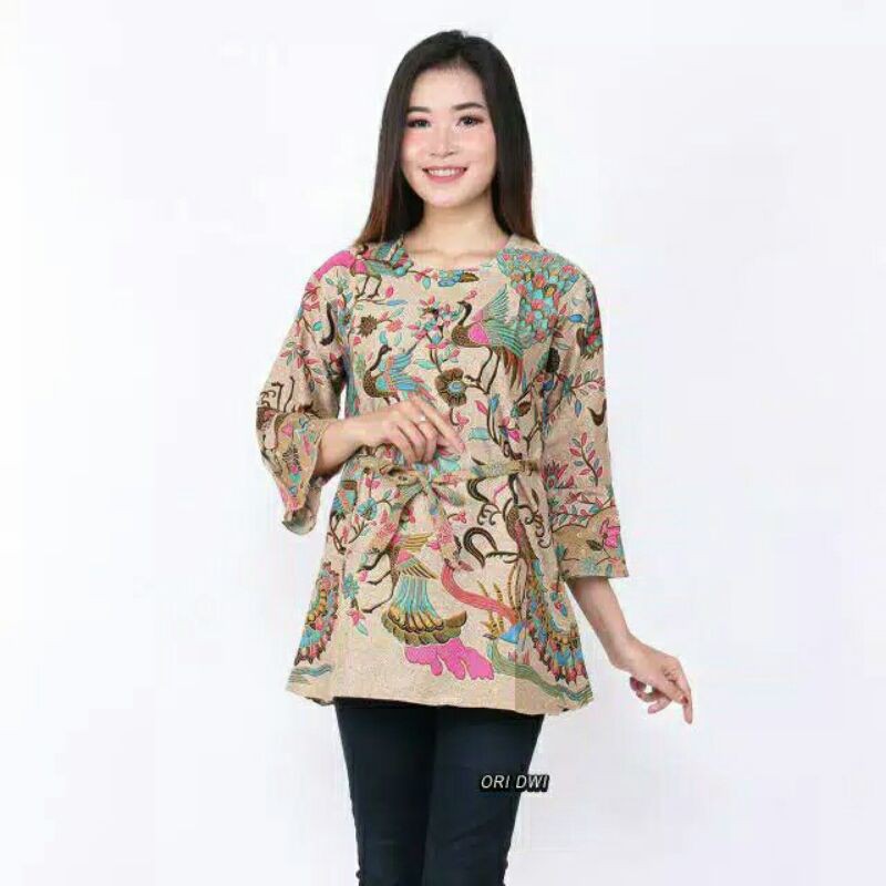 Atasan Wanita Batik Couple Maura BIG SIZE JUMBO XXL XXXL 4L 5L-Cewek 3