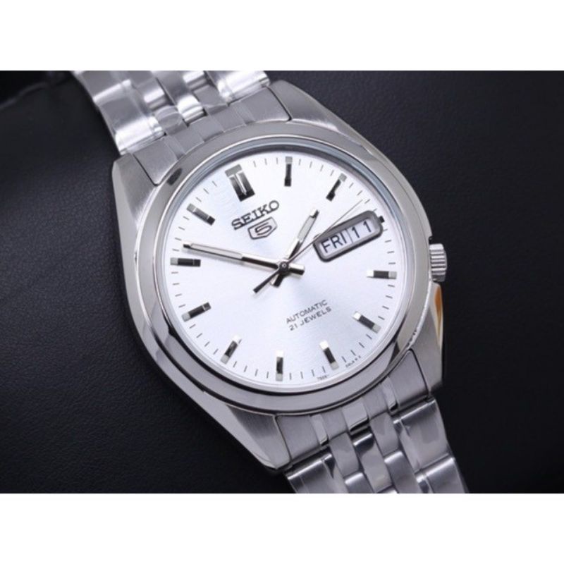 JAM TANGAN PRIA SEIKO 5 AUTOMATIC STAINLESS SNK355K1