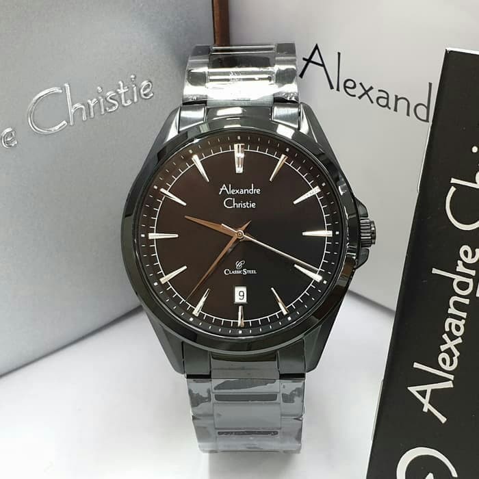 ORIGINAL Jam Tangan Pria Alexandre Christie AC 8580 / AC8580 Garansi 1 Tahun