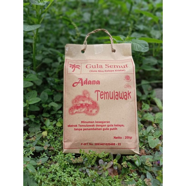 

Gula Semut Temulawak Paperbag 200gr/100gr/Adana/Asli Jogja/Bubuk/Kristal