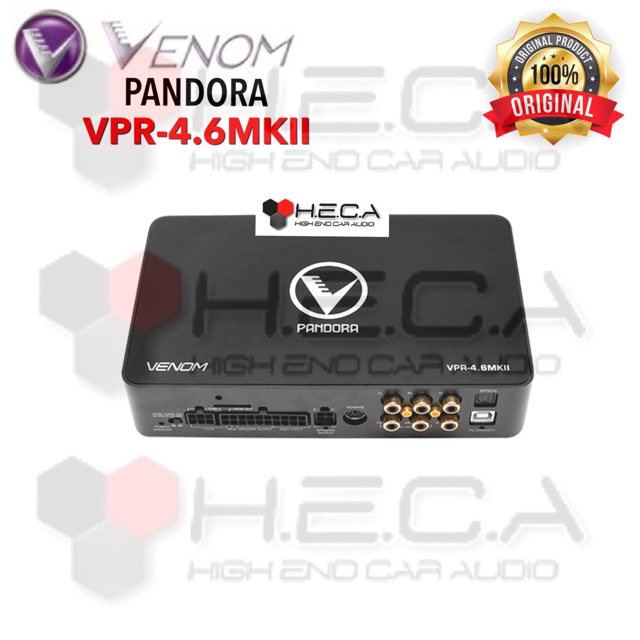 Processor Prosesor VENOM Pandora VPR-4.6MKII Equalizer VPR-4.6 MKII digital sound DSP Audio Mobil EQ