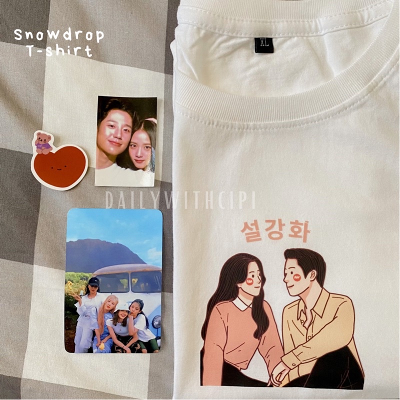 Snowdrop T-shirt / Kaos Snowdrop / Jisoo Blackpink / Jung Hae In