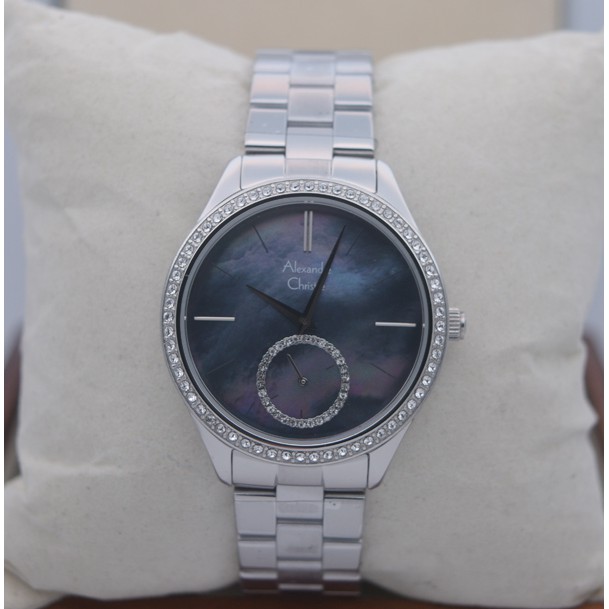 Jam Tangan Wanita Alexandre Christie Ac 2715 Silver Original