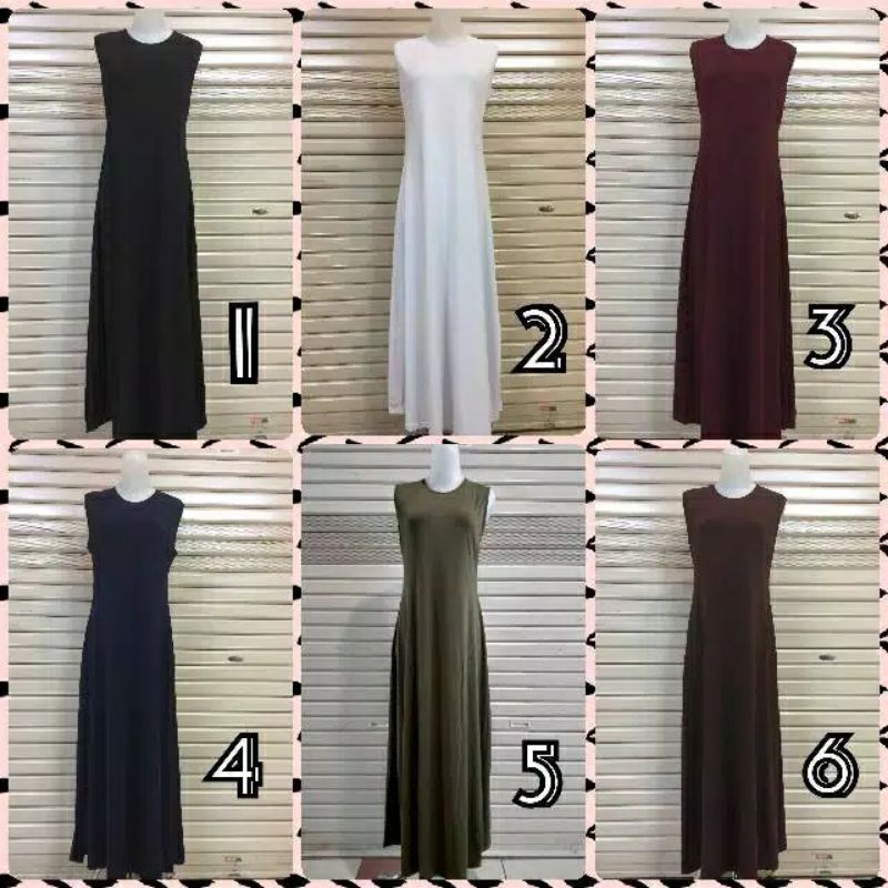 Dress Gamis Yukensi Kutung Bigsize 120 cm Long 140 cm busui resleting depan