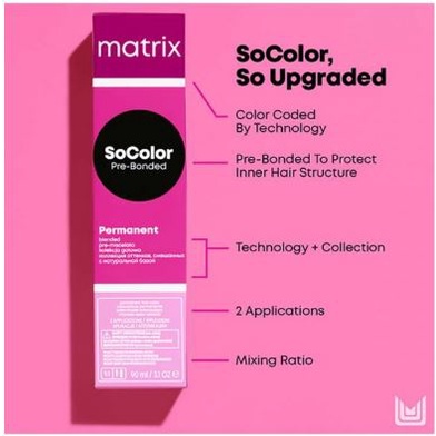 ☘️Yuri Kosmetik☘️ Matrix Socolor 90ml (Cat Pewarna Rambut) / Cat Rambut / Cat Hitam / Cat Coklat / Warna Rambut