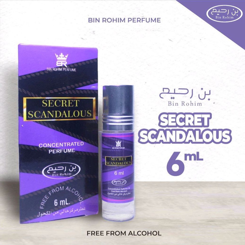 SECRET SCANDALOUS Parfum Kemasan 6ml Minyak Wangi Roll On Non Alkohol