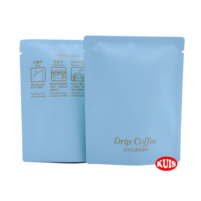 

Coffee Bag Hanging Ear Bag Kemasan kopi sachet untuk Drip 10 x 13 CM - Biru Muda