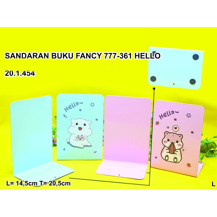 

Book Stand Sandaran Buku Motif Karakter Lucu Murah 777-361 Hello