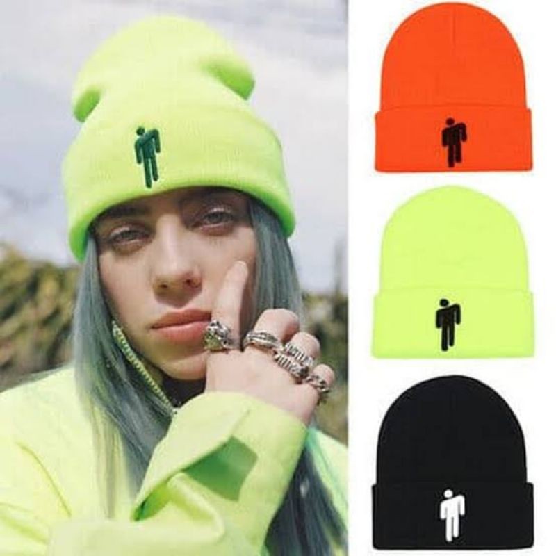 Kupluk Billie Eilish | Beanie Billie Eilish | cirebon_cloth