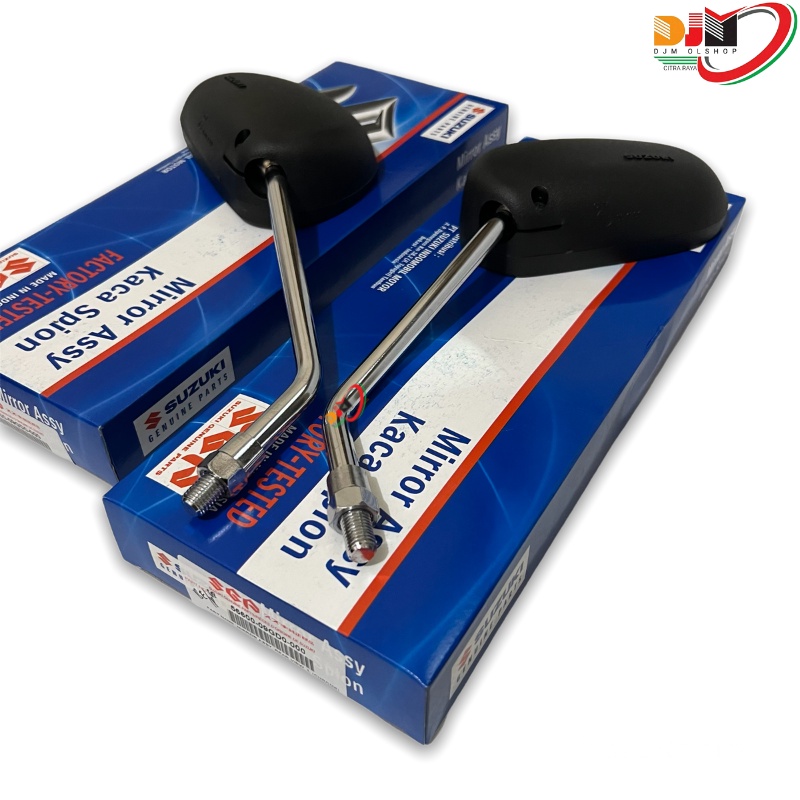 Spion Suzuki Hayate Skywave Drat 14 1set Gagang Chrome 56500-09GD0-000 56600-09GD0-000 Original SGP