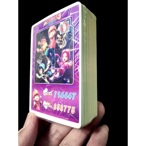 Full Pack Kartu Boboiboy Hologram Spesial Edition Berbeda2 Gambar +-70 kartu