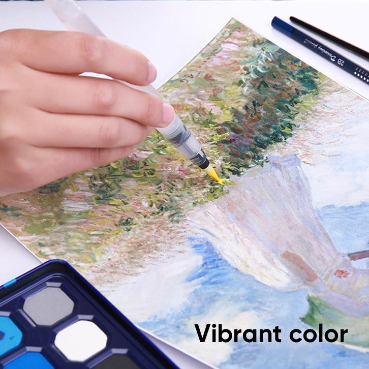 

Best Seller.. Giorgione Solid Watercolor Paint Cat Air 12/18/24/36/48 Warna Free Brush G-900
