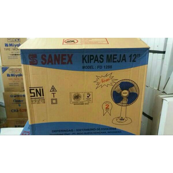 Sanex 12 Inch Kipas Angin Desk Fan (Meja/Duduk) Original Garansi 1 Thn