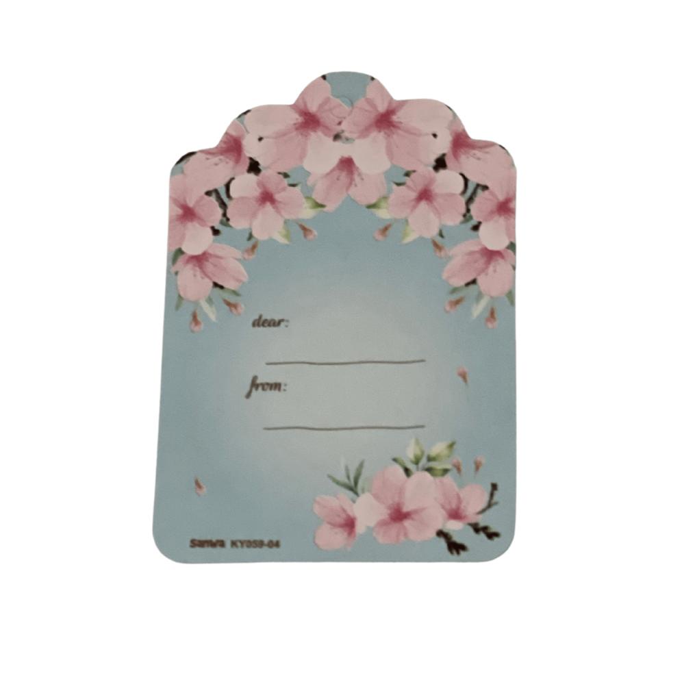 Kartu Ucapan Mini Greeting Card / Papertag Motif Elegant