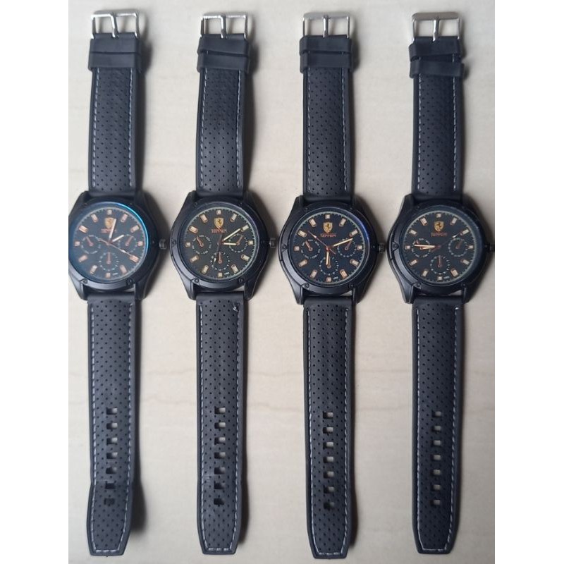 JAM TANGAN PRIA TALI KARET FASHION