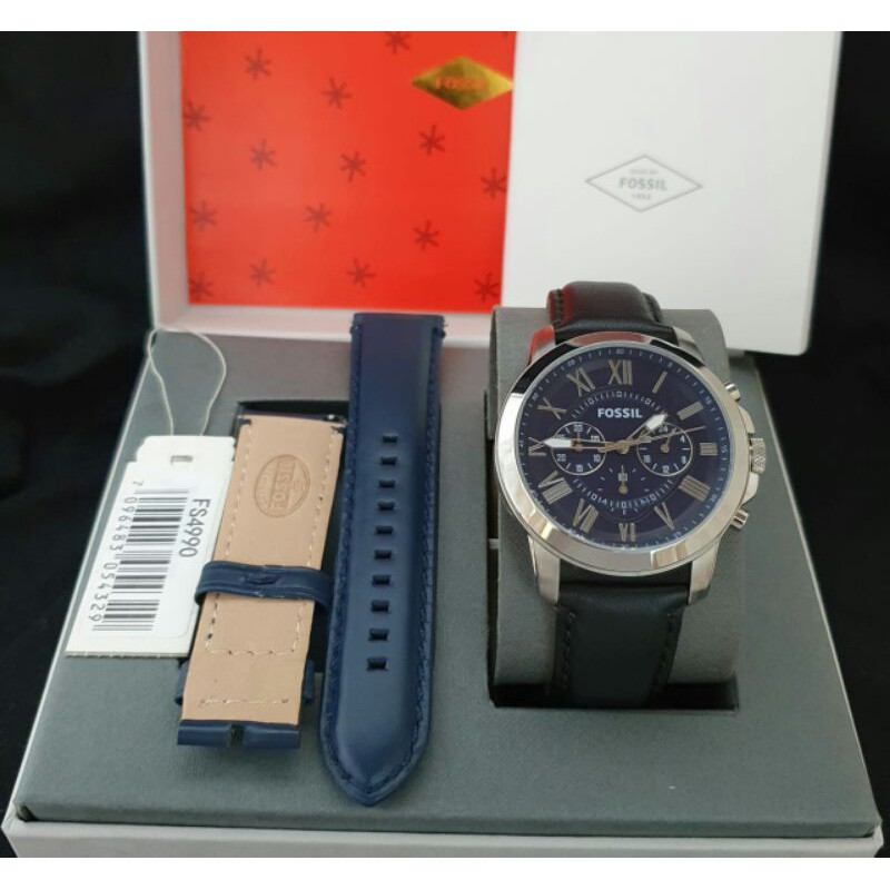 JAM TANGAN PRIA FS 4990 GRATIS TALI CADANGAN