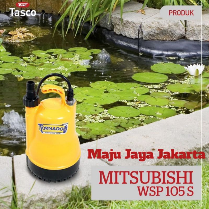 Pompa Celup Kolam Ikan Koi Pompa Celup Mitsubishi Tornado Submersible