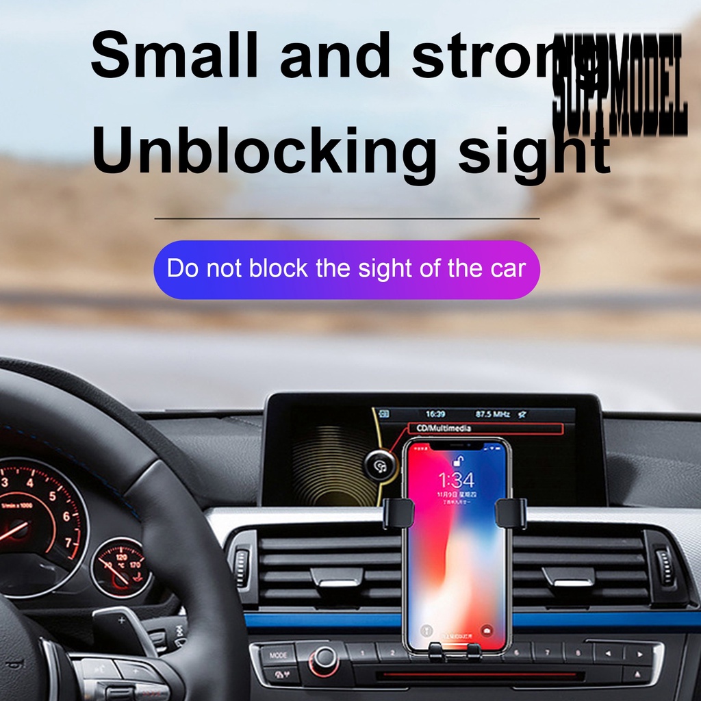 Holder Smartphone Bahan ABS Rotasi 360 Derajat Dengan Sensor Gravitasi Untuk Mobil SUV