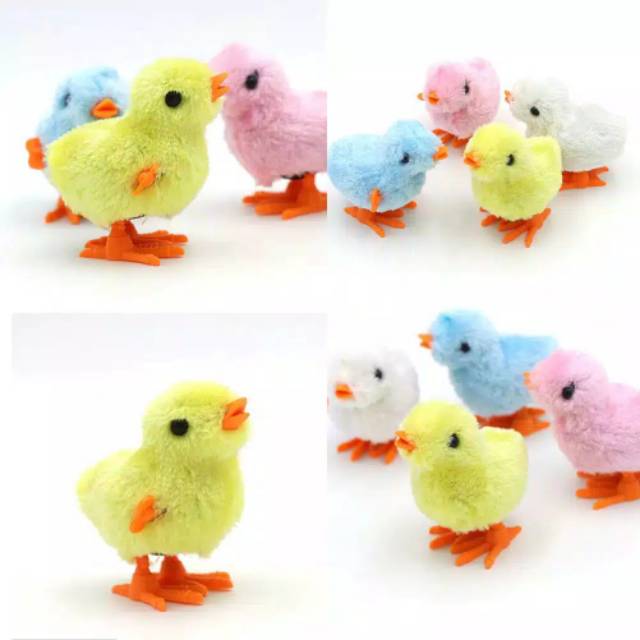 Mainan Ayam Ayaman Puter Bergerak Tanpa Baterai