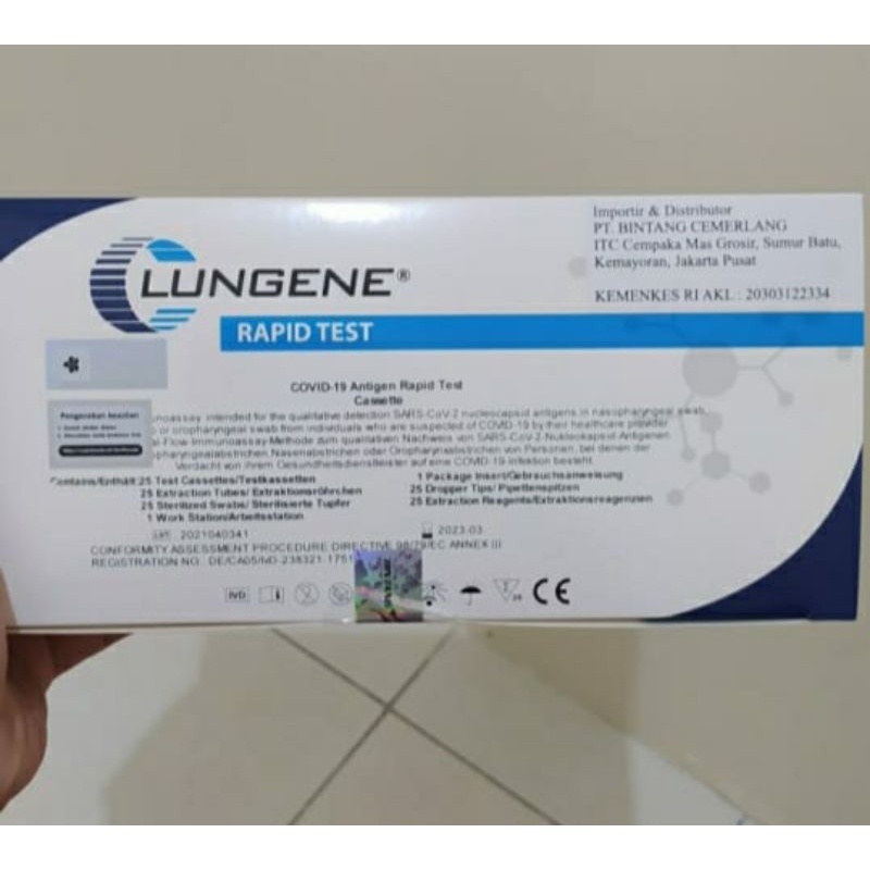 LUNGENE SWAB ANTIGEN / RAPID TEST