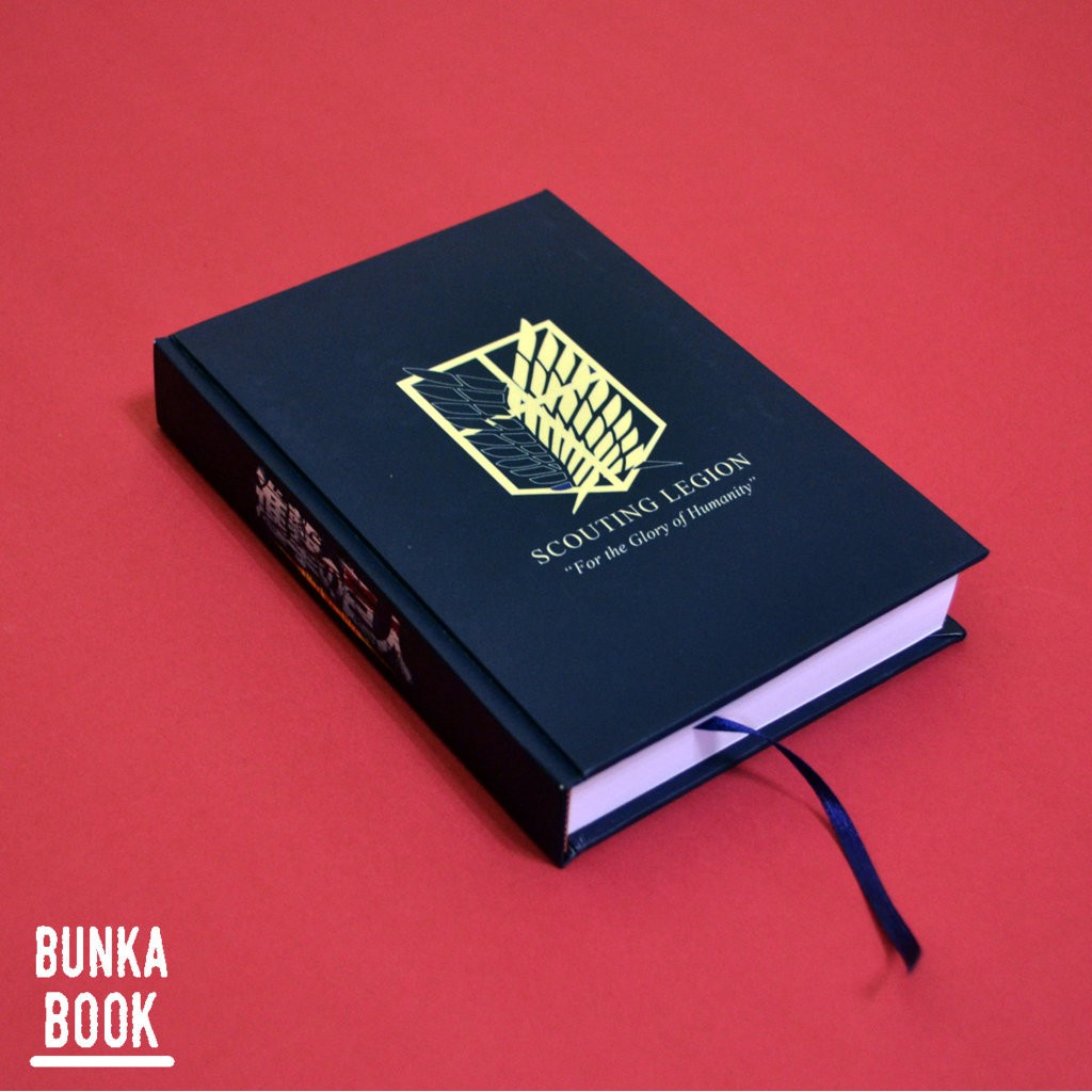 

HJK Pocket Book Anime Shingeki no Kyojin Scouting Legion Attack on Titan Hardcover Buku Tulis