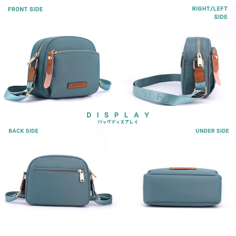 Tas Selempang Wanita COLORFUL FOX 2203 Sling Bag Wanita WATCHKITE WKOS