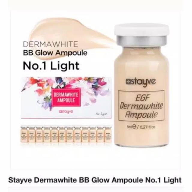 Stayve serum bb glow 10Box dermawhite / gold /acne /aqua / whitening / salmlon