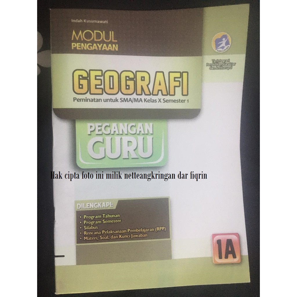 Buku Pegangan Guru Geografi K13 Sma Ma Kelas 10 11 12 X Xi Xii Semester 1 Revisi 2018 Shopee Indonesia