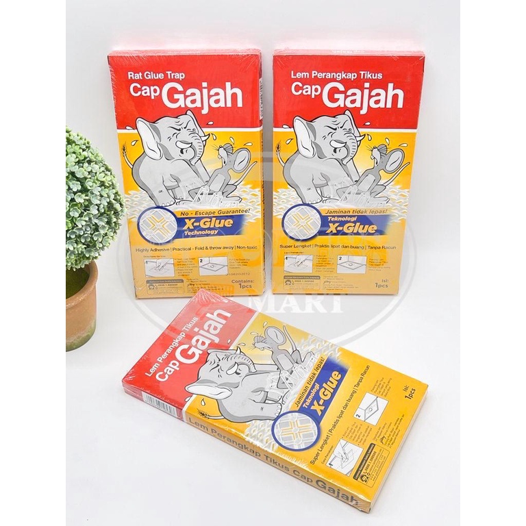 Lem Tikus Papan Import Cap Gajah / Lem Ajaib Perangkap Tikus