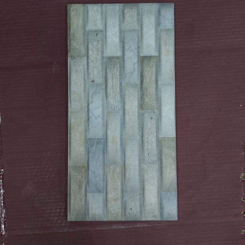 KERAMIK DINDING KIA BATU ALAM PAISLEY GREY HD 20X40 KW1