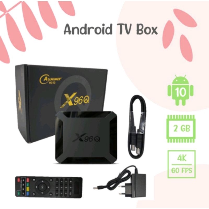 SMART TV BOX ANDROID X96 RAM 2GB/16GB / SMART TV BOX X 96 /