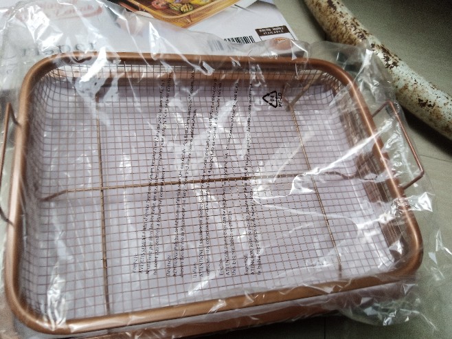 Asta Crisper Bulat - Alat Panggangan - Alat Peniris Minyak - Tirisan Minyak - Alat Pemanggang Oven