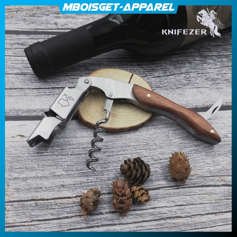 GS8 KNIFEZER Pembuka Tutup Botol Wine Bottle Opener