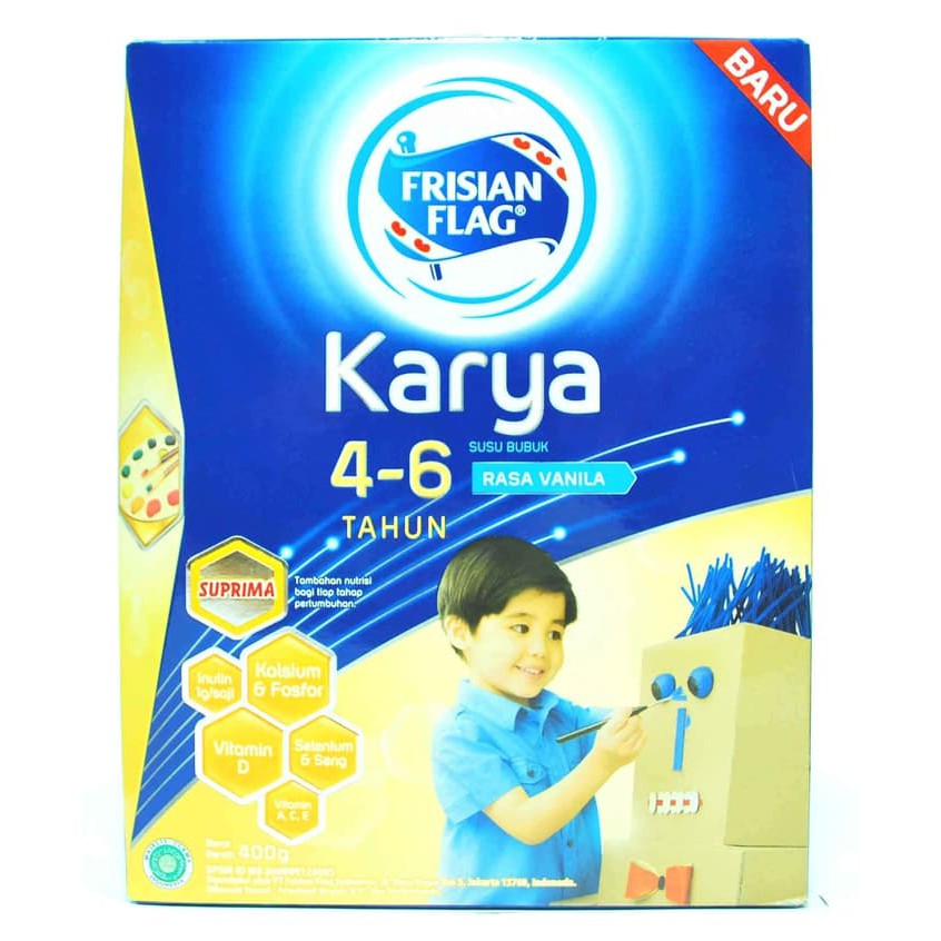SUSU MURAH FRISIAN FLAG KARYA VANILA 400GR