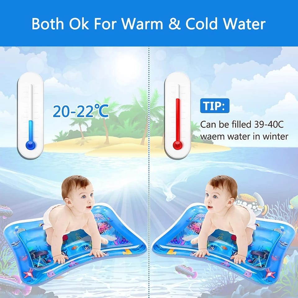 mrcaisen BABY WATER PAD Matras air bermain main bayi anak Baby Kids Water Play Mat playmat Mainan edukatif edukasi-termurah B014