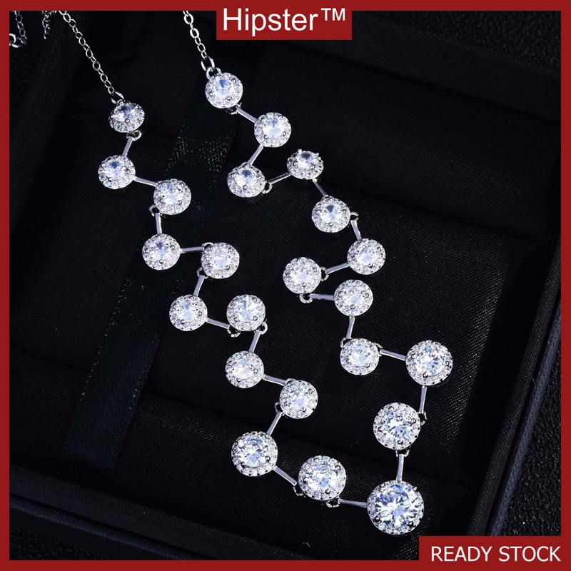 Irregular with Personality Moissanite Clavicle Necklace