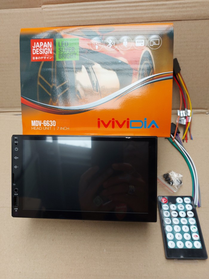 DOUBLE DIN 7 INCH DECKLESS MVIDIA MDV-6630 MIRRORLINK MP5